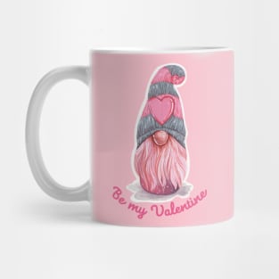 Sweet Be my Valentine Gnome Mug